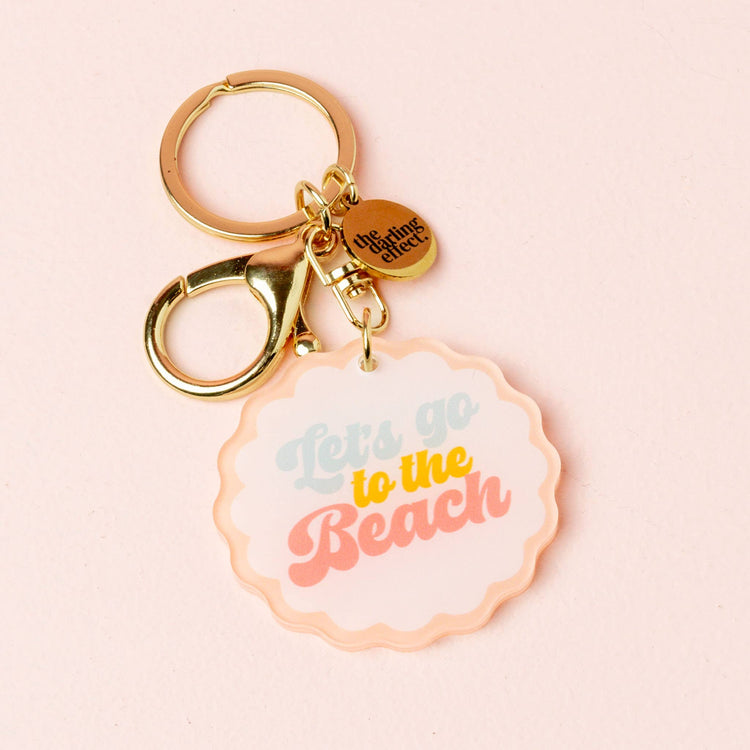 Acrylic Keychain-Let's Go to the Beach