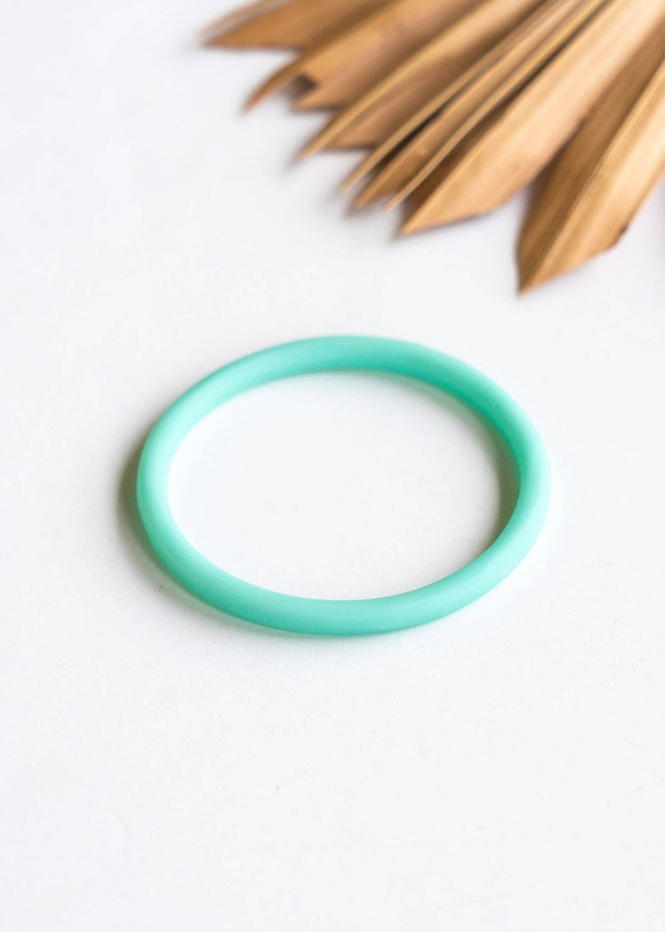 Aqua Resin Bangles