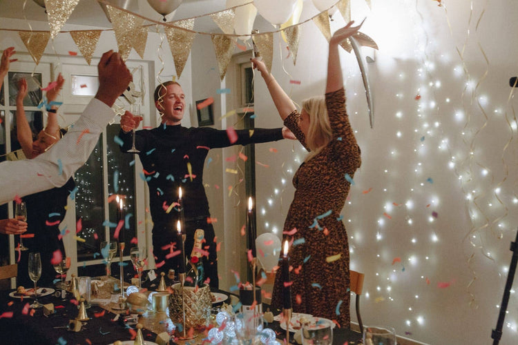 Gold Confetti Cannon Party Decoration | Party Popper |