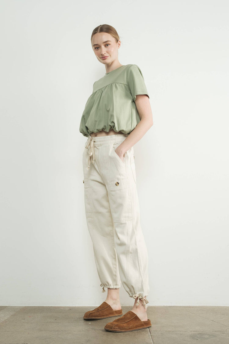 RELAXED FIT Jogger Denim Pants