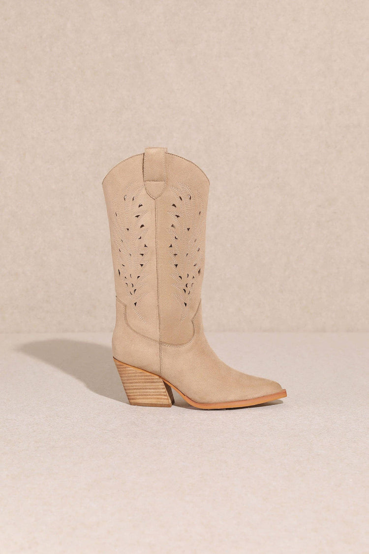 Olivia Western Cut Out Detail Boot