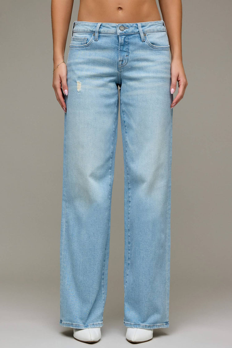 Light Wash Low Rise 32" Inseam Dad Jeans