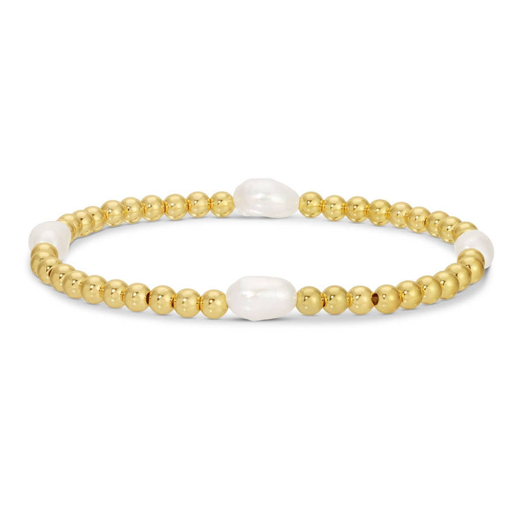 Stretch Medium Pearl 4mm Bracelets