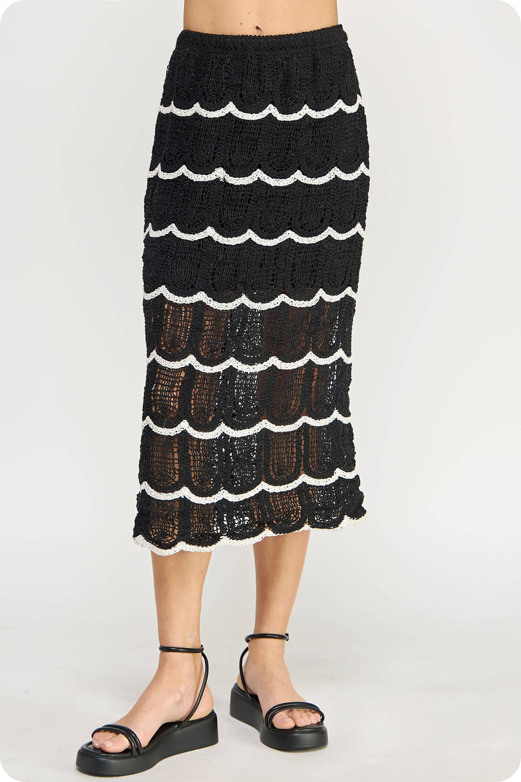Crochet Skirt Top Set - sold separately