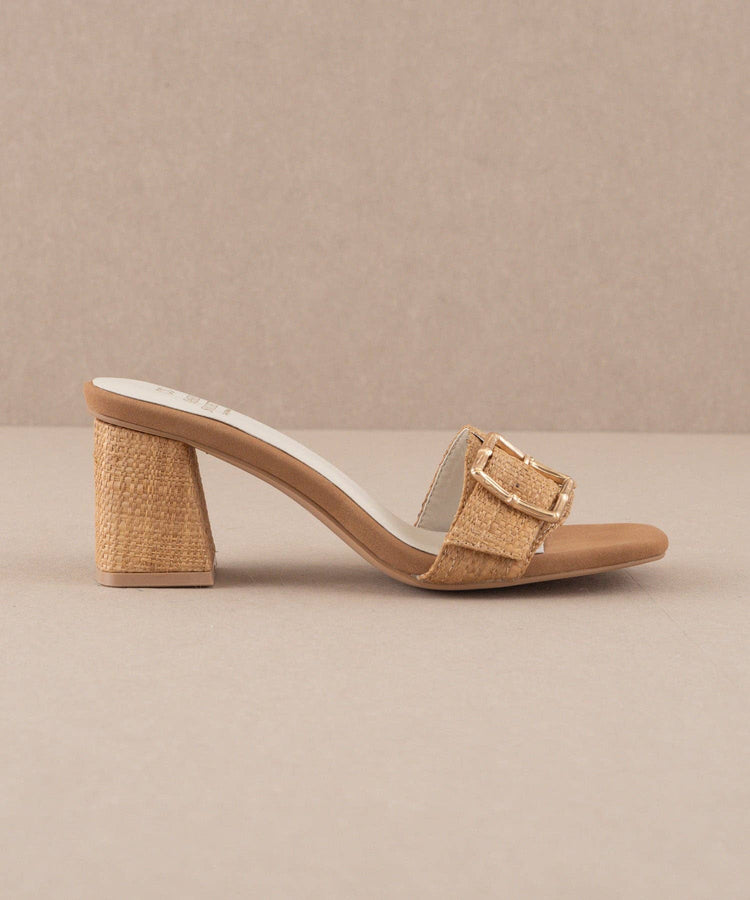 The Glendale Camel | Bamboo Buckle Sandal