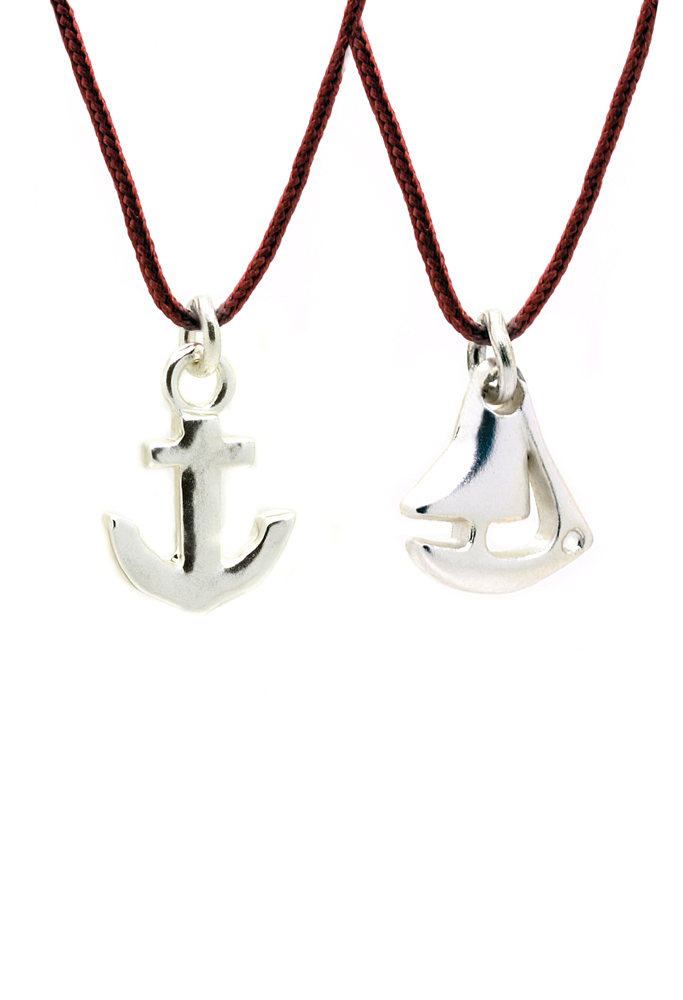 Friendship Necklace - Silver - ANCHOR/BOAT