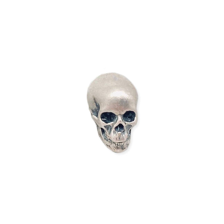 Silver Skull Fine Art Post Earrings