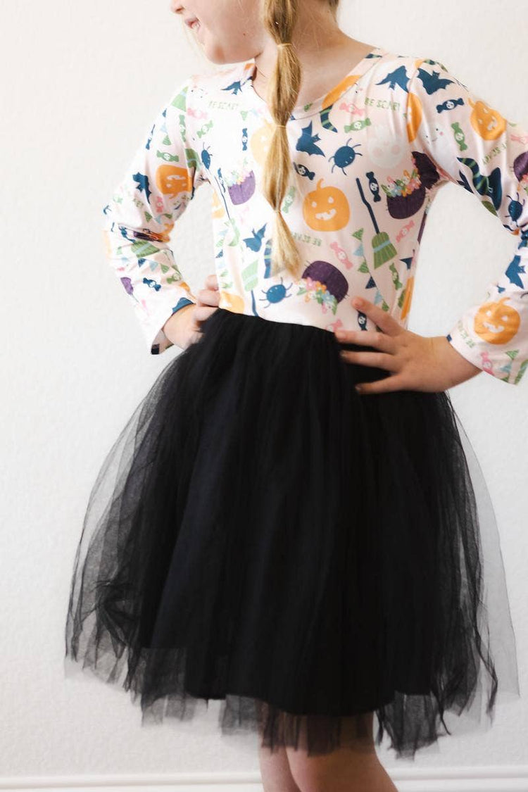 Trick or Treat L/S Tutu Dress