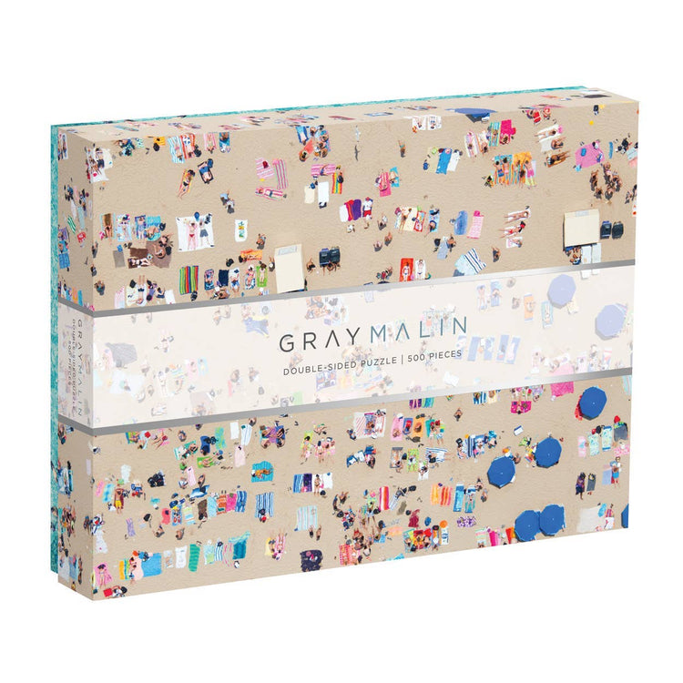 Gray Malin The Beach Double-Sided 500 Piece Puzzle