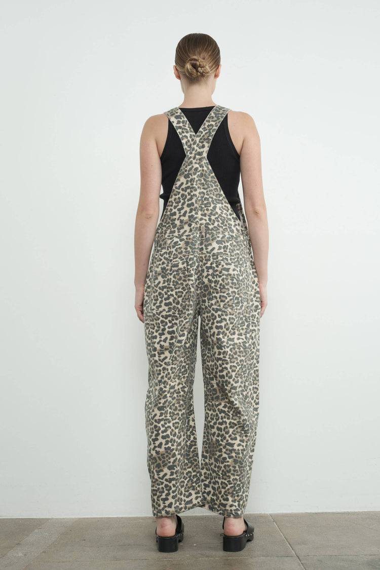 SLOUCHY RELAX FIT DENIM OVERALL