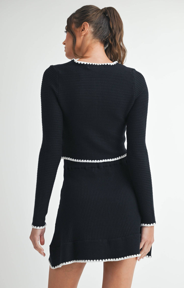 Knitted Cardigan Top