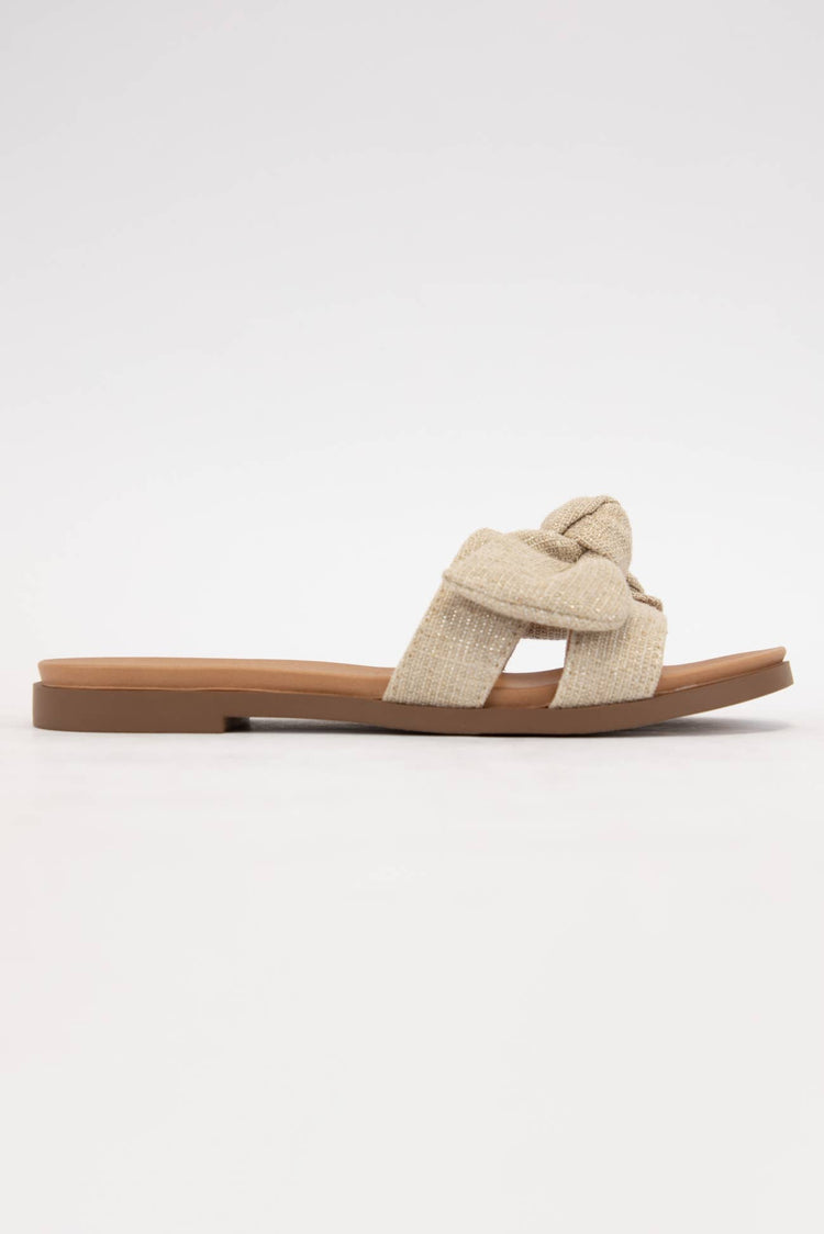 Bow Cut Out Slide on Sandal