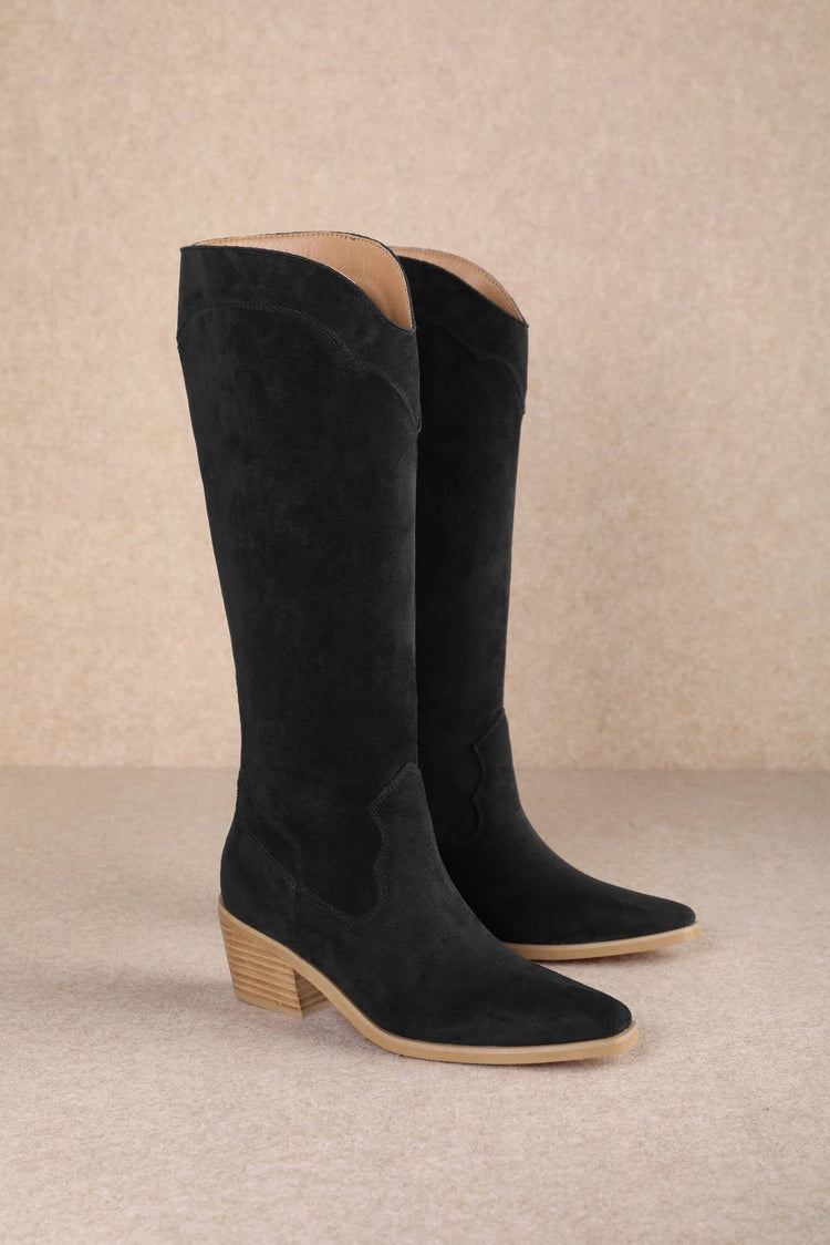 JULIETTE SLEEK MODERN WESTERN TALL BOOTS