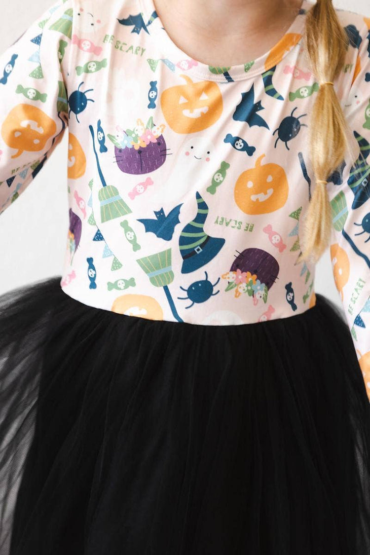 Trick or Treat L/S Tutu Dress