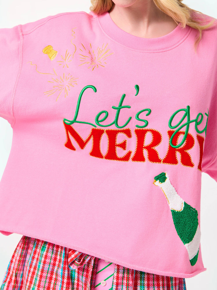LET'S GET MERRY LOUNGE SWEATSHIRT