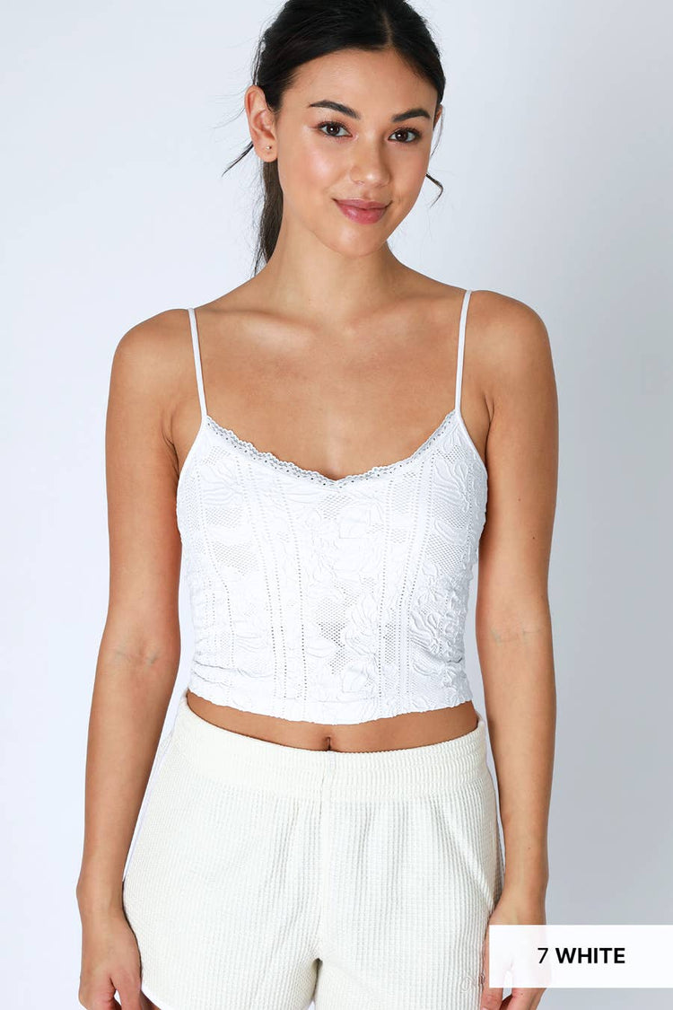 Double Lace Trim Cami