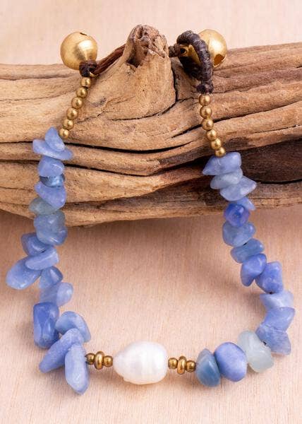 Sandstone Pearl Bracelet