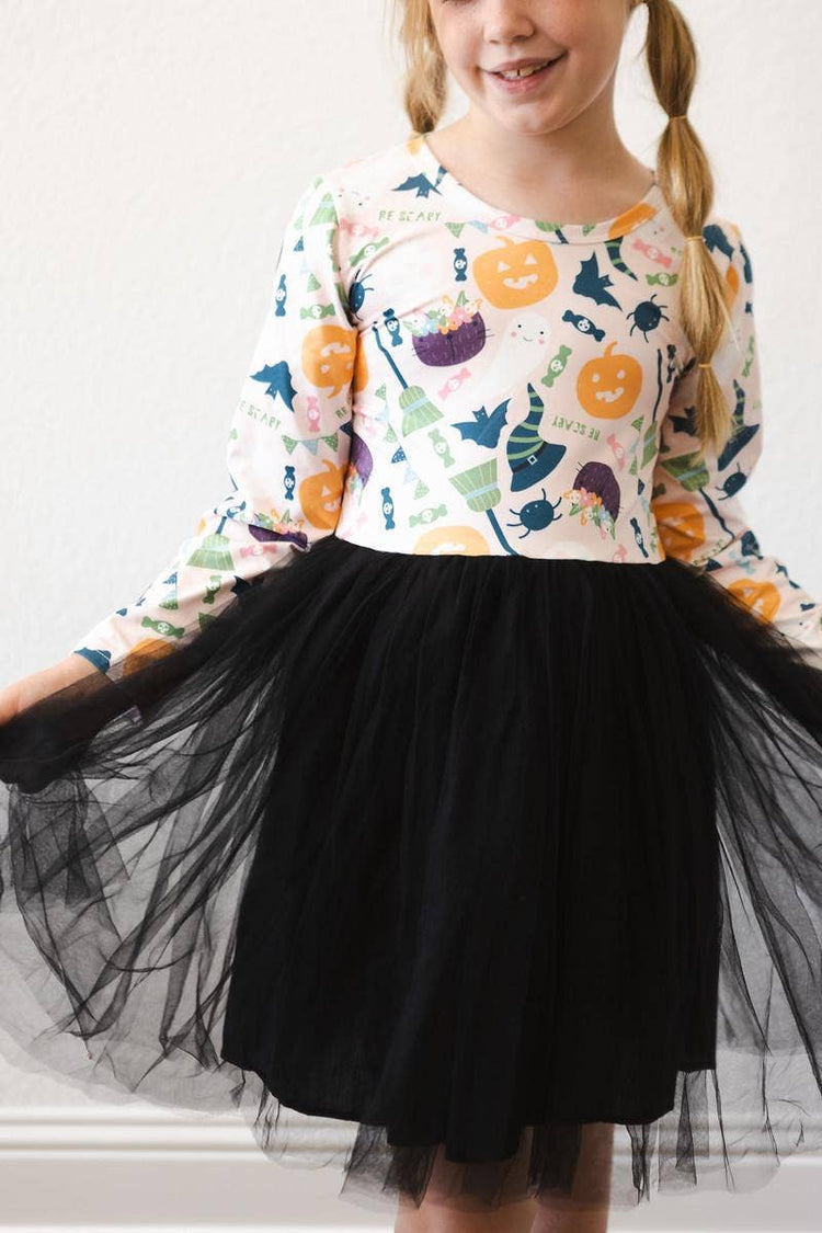 Trick or Treat L/S Tutu Dress