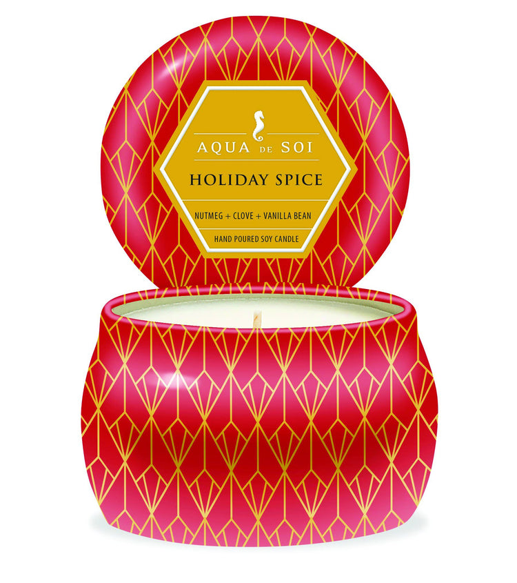 Holiday Spice Aqua De SOi Candle Petite TIn