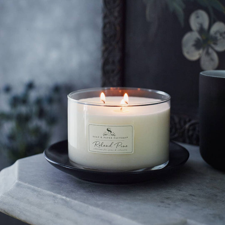 Roland Pine Three-Wick Soy Candle