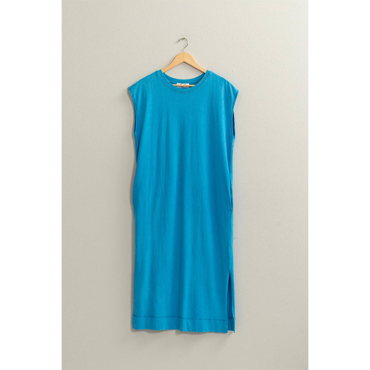 Comfy Sleeveless Midi Dress