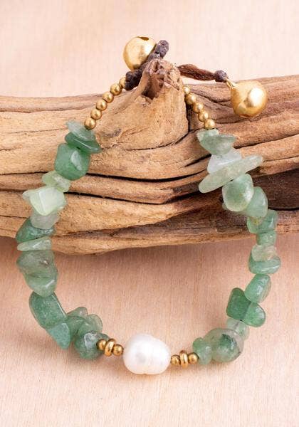 Sandstone Pearl Bracelet
