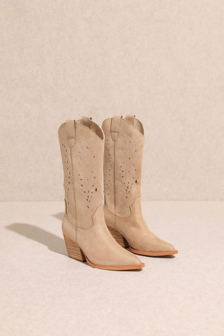 Olivia Western Cut Out Detail Boot