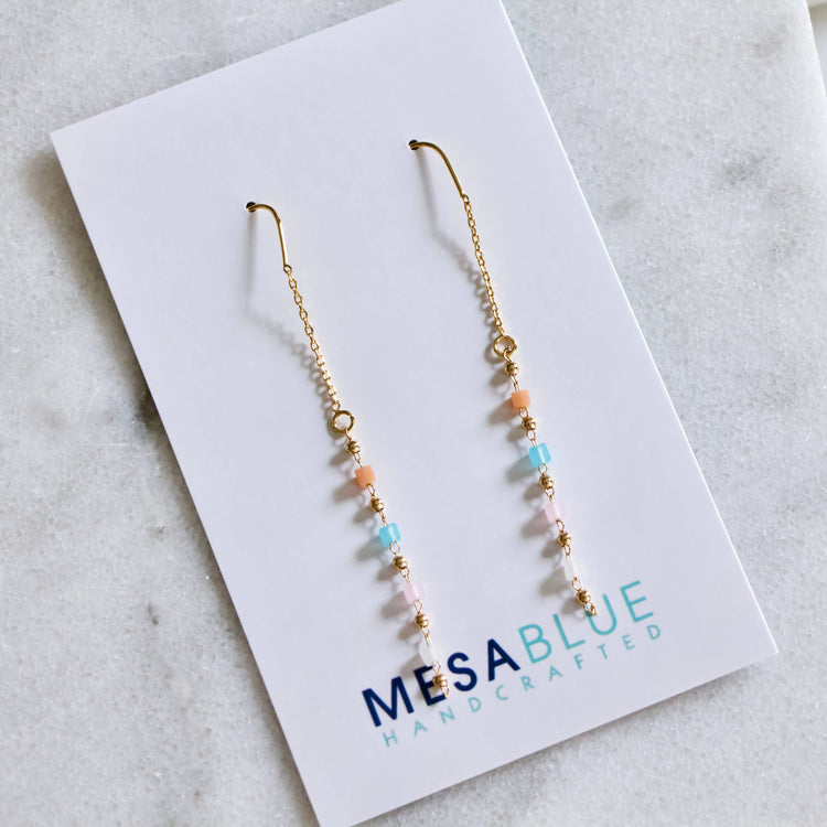 Pastel Threader Earrings