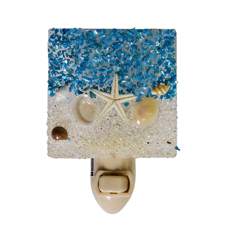 Sand & Sea w/ Starfish Square LED Boxed Night Light