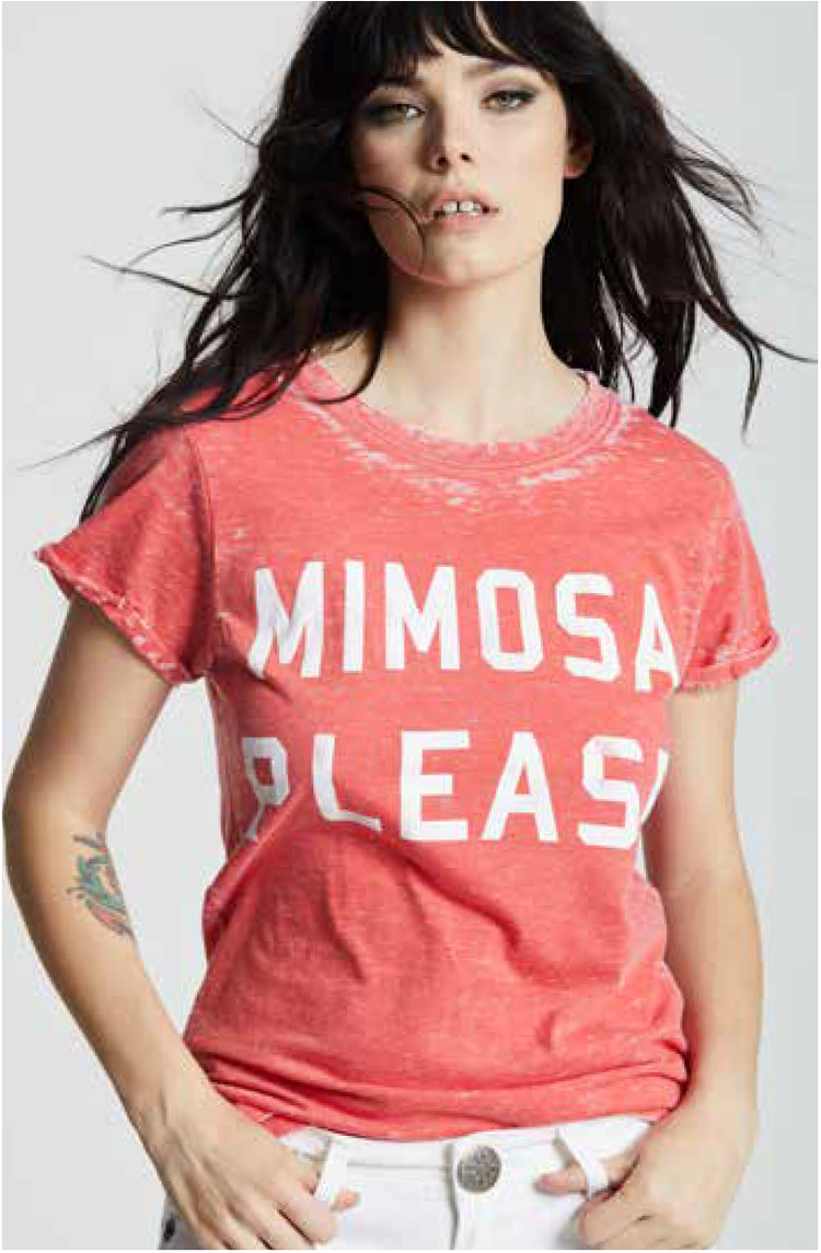 Mimosa Please Burnout Tee