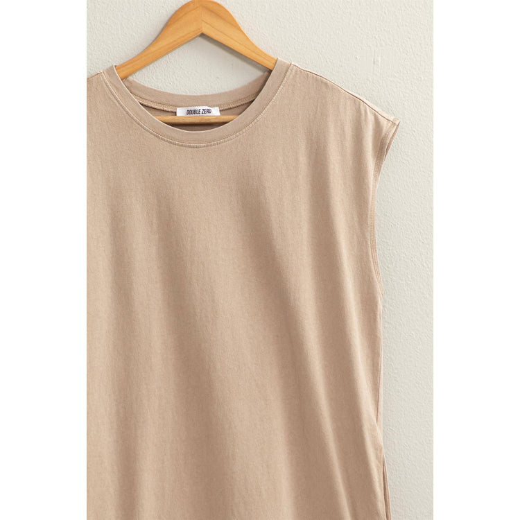 Comfy Sleeveless Midi Dress