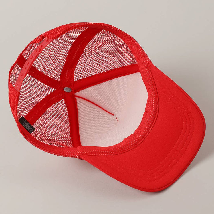 God Bless America Embroidery Patch Foam Hat