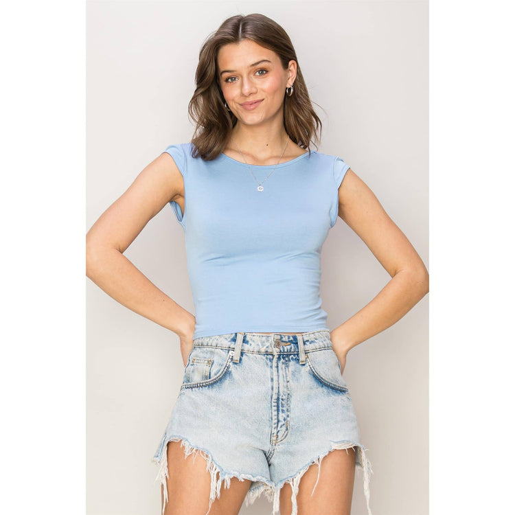 Backless Jersey Top