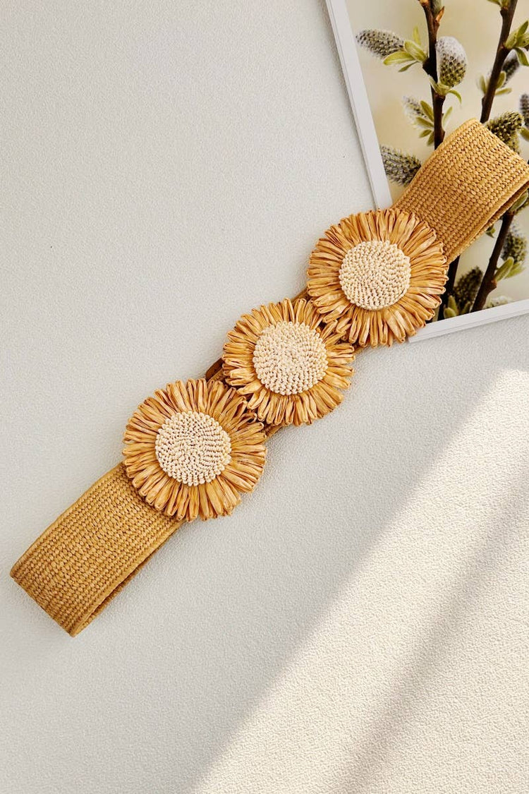 Bohemian Elastic Daisy Flower Belt - Free Spirit Chic