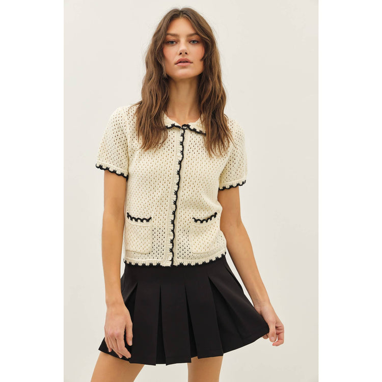 Perfectly pleated classic mini skort