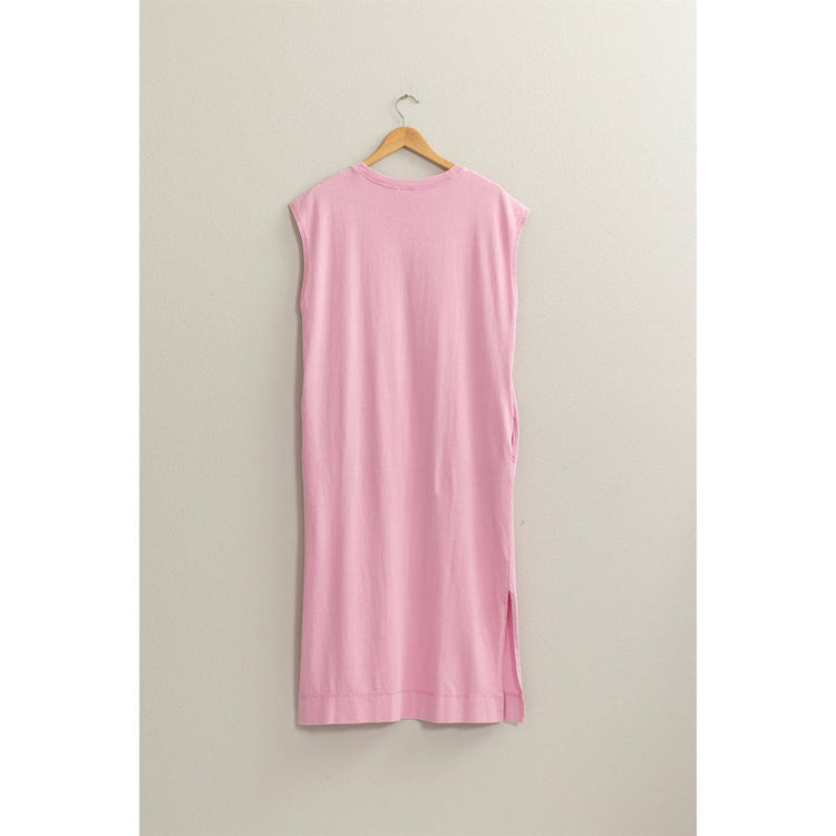 Comfy Sleeveless Midi Dress