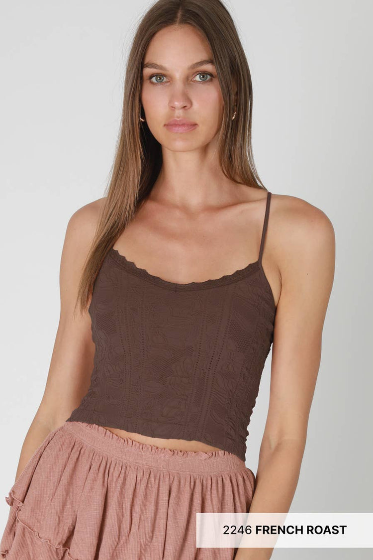 Double Lace Trim Cami