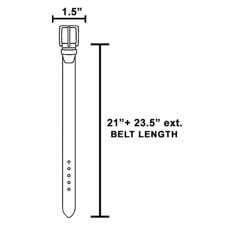 Round Stone Bead Concho Chain Belt