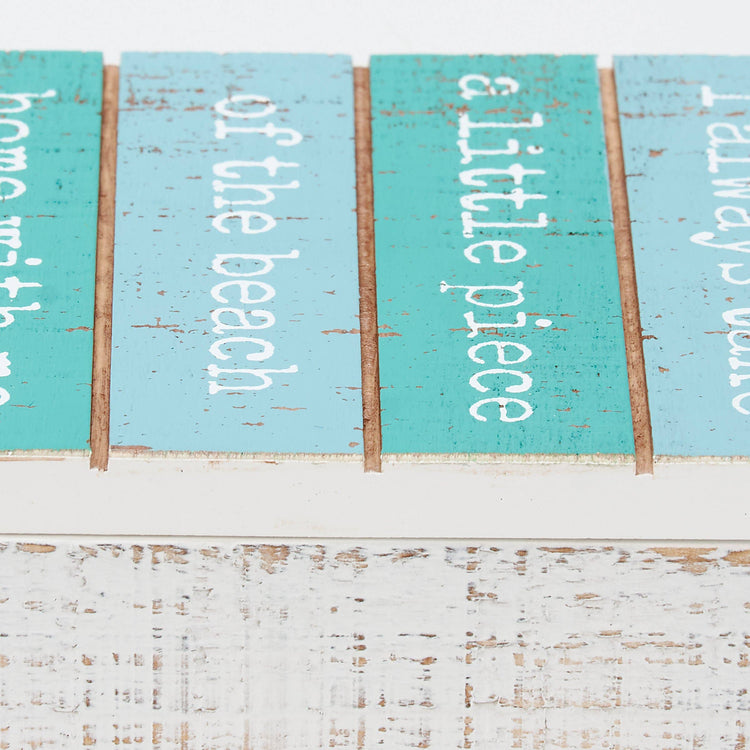 Beach Slat Hinged Box