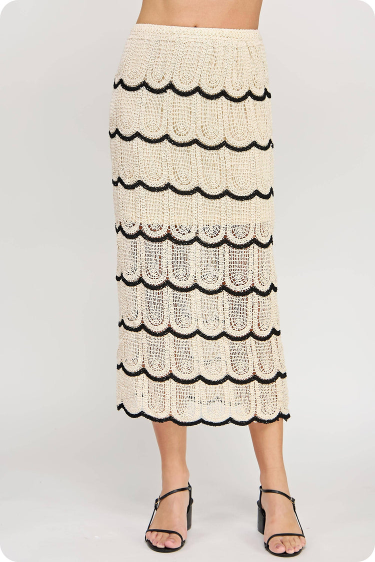 Crochet Skirt Top Set - sold separately