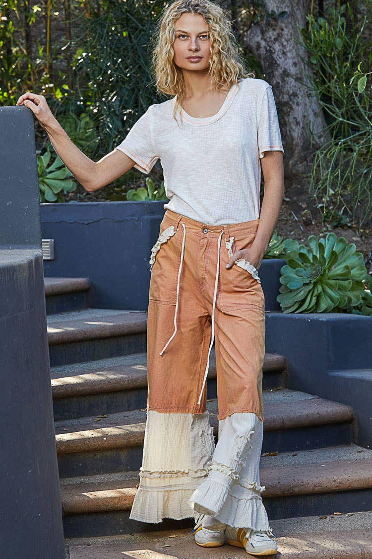 Round neck short sleeve solid knit top SALE