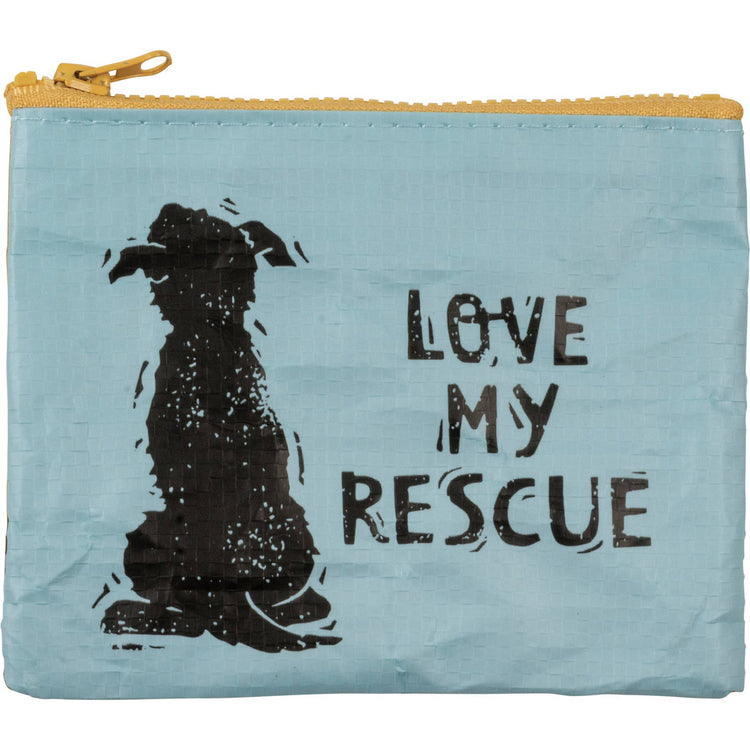 Love My Rescue Zipper Wallet