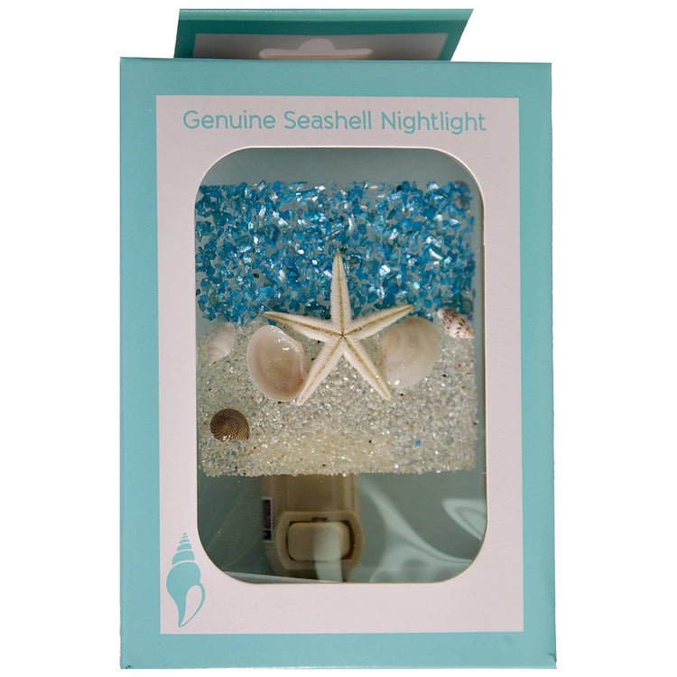Sand & Sea w/ Starfish Square LED Boxed Night Light