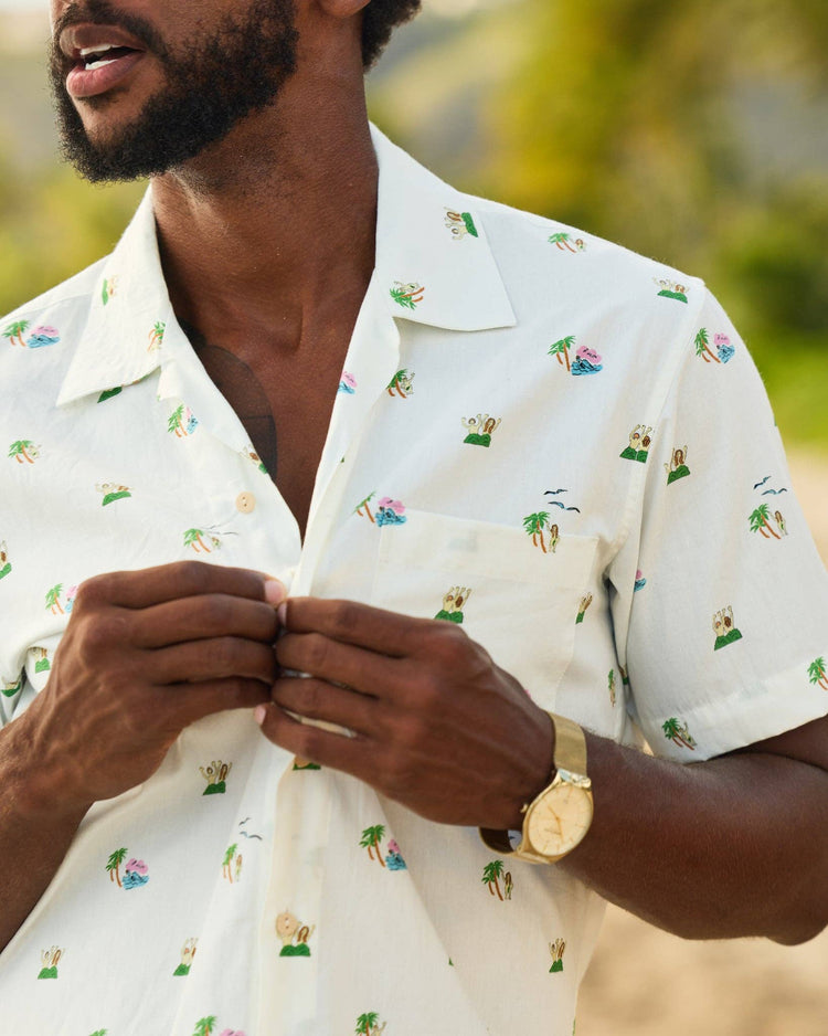 The Private Island - Camp Collar Short Sleeve Shirt