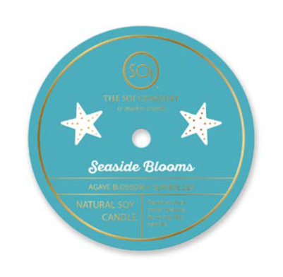 Seaside Blooms Starfish Icon Candle