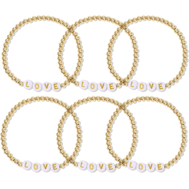 LOVE Beaded Bracelet