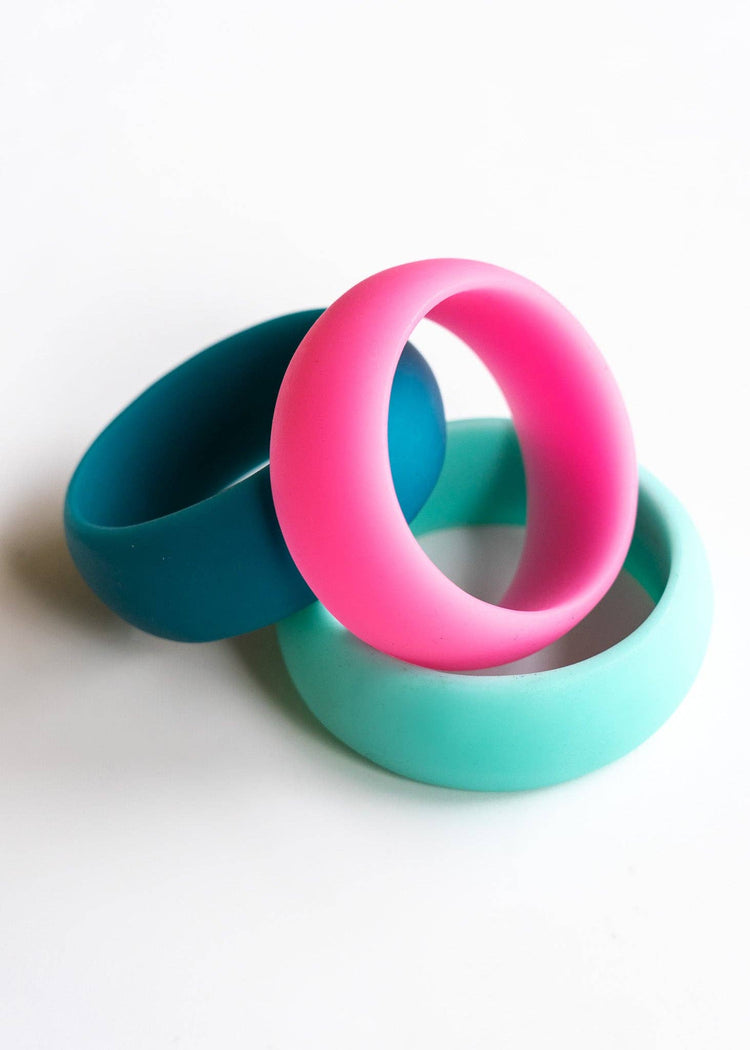 Aqua Resin Bangles