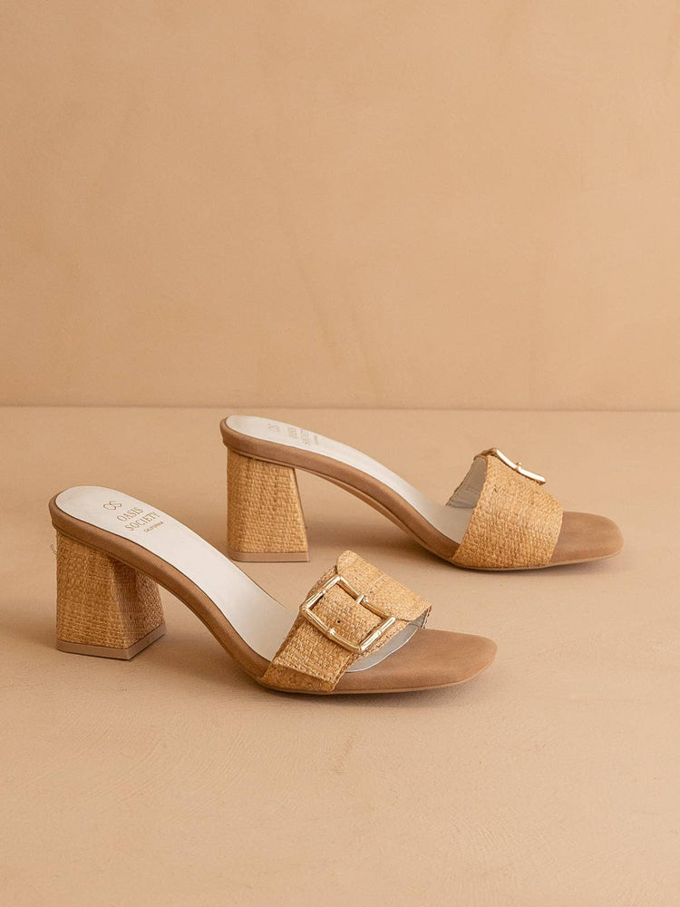 The Glendale Camel | Bamboo Buckle Sandal