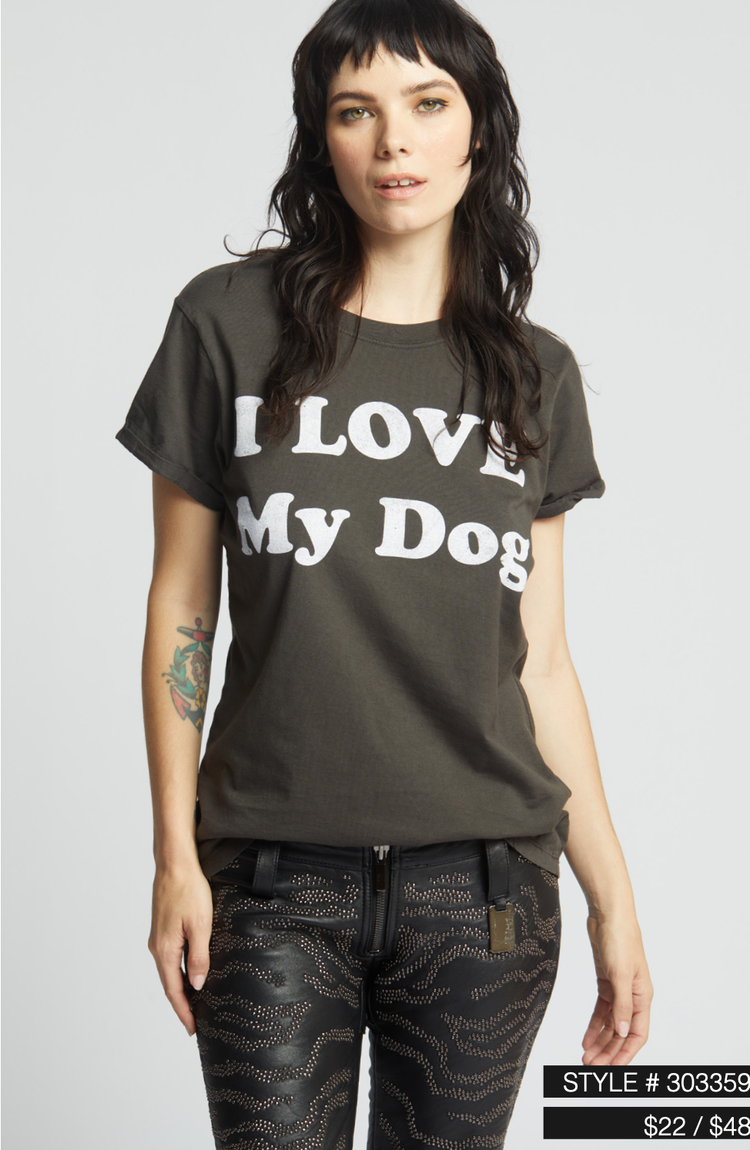 I Love My Dog Graphic Tee