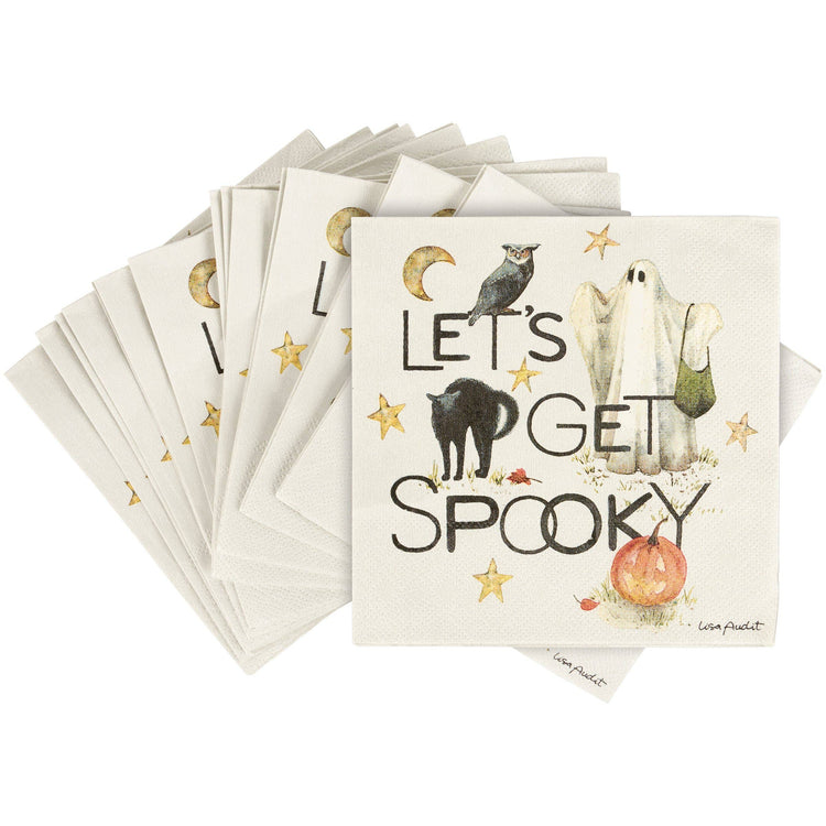 Get Spooky Beverage Napkin